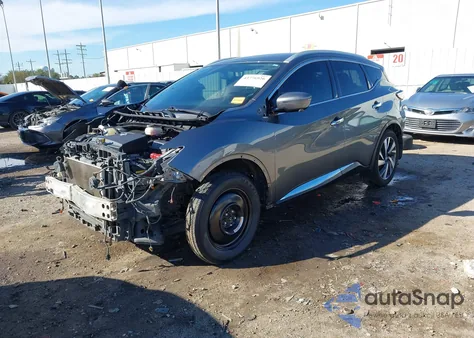 2018 Nissan Murano Platinum from USA, damaged, VIN 5N1AZ2MGXJN160139